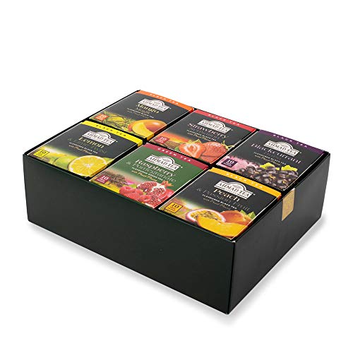 English Teas Selection Pack "Fruitytea" - A Selection of Six Fruit Flavoured Teas, 6 x 10 Foil Enveloped Teabags - 1272
