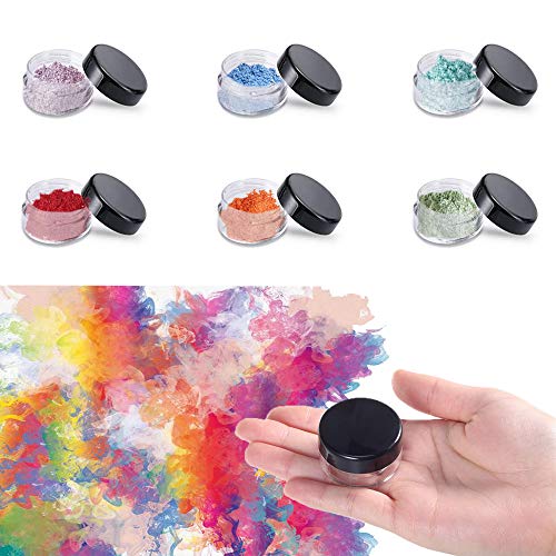 Envase Plástico Transparente Tarro Vacío Cosmético,Viaje de Muestra Recipientes Redondo, para loción, Crema, minivelas, cosméticos con 2 Piezas Mini Espátula(20 Piezas,5 ml)