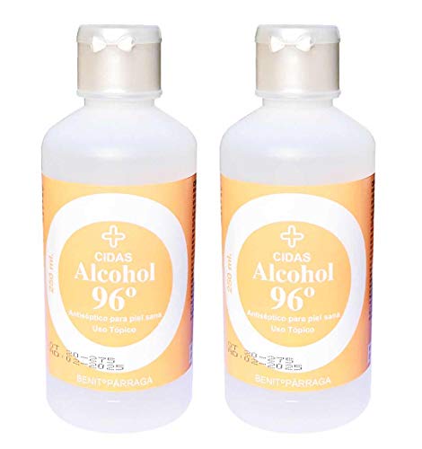 Envio 24h 2 x Alcohol 96º Antiseptico para piel sana 250ml