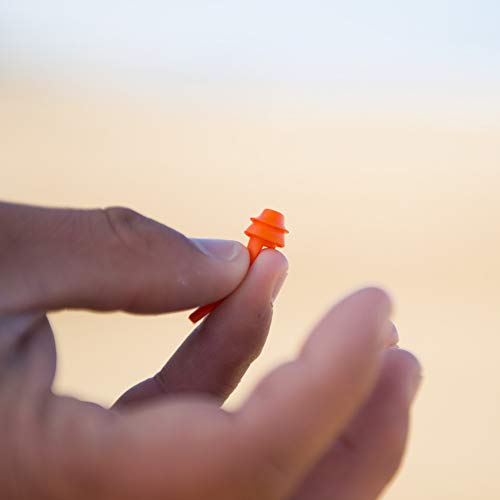 EQ | Surf Ear Plugs Tapones para los oídos - Cera 100% vegetal - Surf, Natación y Deportes Acuáticos - Permite la Audición y el Equilibrio - 100% Silicone Impermeable