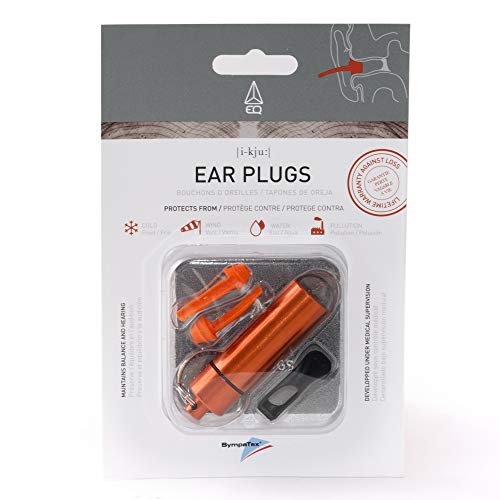 EQ | Surf Ear Plugs Tapones para los oídos - Cera 100% vegetal - Surf, Natación y Deportes Acuáticos - Permite la Audición y el Equilibrio - 100% Silicone Impermeable