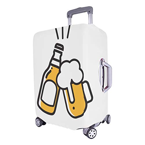 Equipaje Funda Protectora Bebida de Cerveza Acuerdo acordado Saludos Funda Duradera Lavable Se Adapta a 28.5 X 20.5 Pulgadas Protector de la Cubierta del Equipaje Cubierta Dura Equipaje Cubiertas del