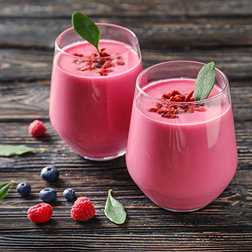 ERBOTECH Bayas de Goji 1 kg de alto contenido de vitaminas A, B1, B2, B6, C, E, frutos secos sin azúcar y azufre, superalimento rico en energía y natural, calidad premium, hecho en Italia