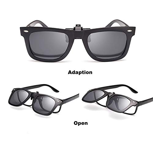 ERIOG Gafas de Sol Polarizadas Gafas de Sol polarizadas Estilo Vintage con Clip para Mujer & amp; Gafas de visión Nocturna para Hombres para Viajes de Pesca