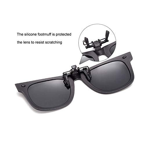 ERIOG Gafas de Sol Polarizadas Gafas de Sol polarizadas Estilo Vintage con Clip para Mujer & amp; Gafas de visión Nocturna para Hombres para Viajes de Pesca