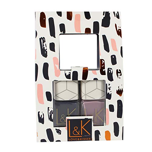 Esmalte de uñas de Navidad 2018 Technic Love & Kisses azul marino y lila