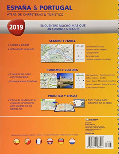 España & Portugal (formato A-4) (Atlas de carreteras y turístico ) (Atlas de carreteras Michelin)