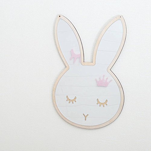 Espejo Colgante de Pared Estilo Nórdico Decoración de Habitación de Niños de Cuarto de Baño - como se Describe, 3