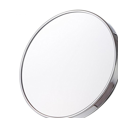 Espejo cosmético baño Pared succión 3X Lupa HD para Cuidado de la Piel cosmética Afeitado succión de la Pared de uñas Gratis Maquillaje (Tamaño : 20cm)
