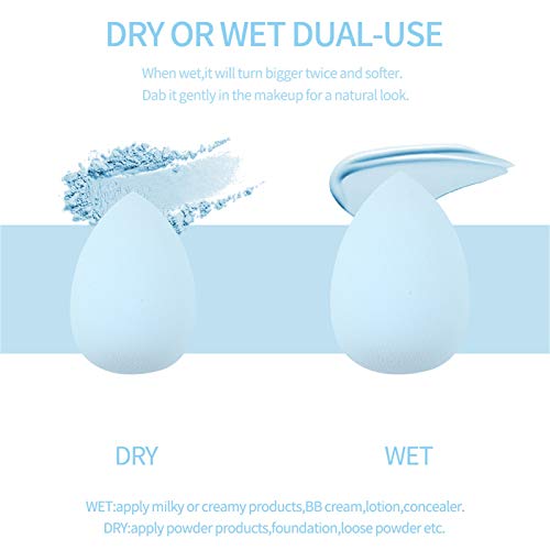 Esponja Maquillaje Esponjas para Maquillaje Facial de Belleza Set de Makeup Blender Beauty para Base de Maquillaje Para Maquillaje Facial Profesional Ideal para Líquidos, Cremas y Polvo