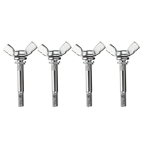 EsportsMJJ 4Pcs Pernos De Cabeza De Ala Wingbolts Tuerca Mariposa Tornillo Reemplazo Zancos Accesorio