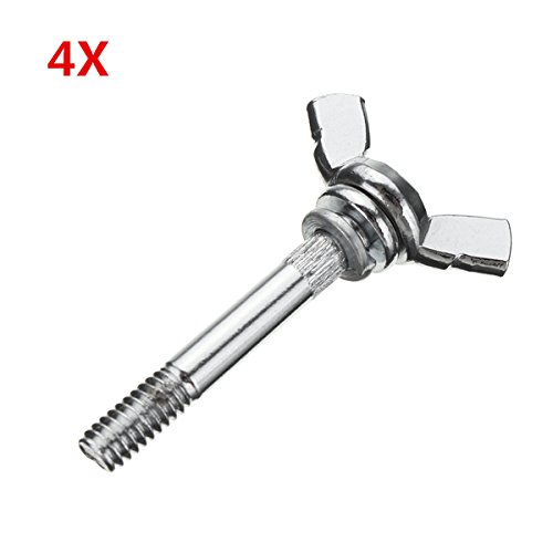 EsportsMJJ 4Pcs Pernos De Cabeza De Ala Wingbolts Tuerca Mariposa Tornillo Reemplazo Zancos Accesorio