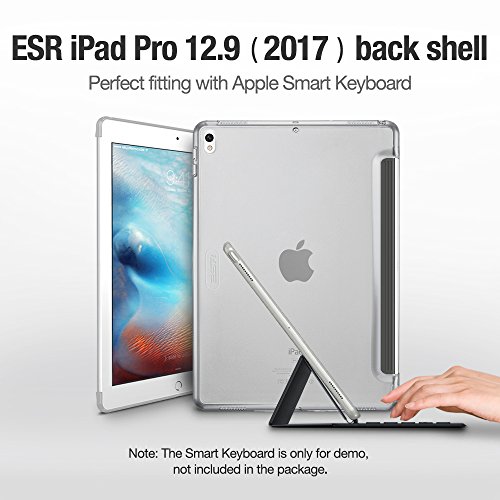esr Funda iPad Pro 12.9 2017 Cubierta Tapa para la Parte Trasera, [Acopla con Keyboard] para Apple iPad Pro 12.9 2017 Generación 2ª -Transparente