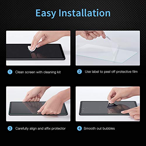 ESR Protector de Pantalla para Samsung Galaxy Tab A 10.1 (2019) SM-T510/T515,Cristal Templado, Transparencia HD, Alta Sensibilidad táctil, Resistente a Huellas para Samsung Tab A 10.1 2019