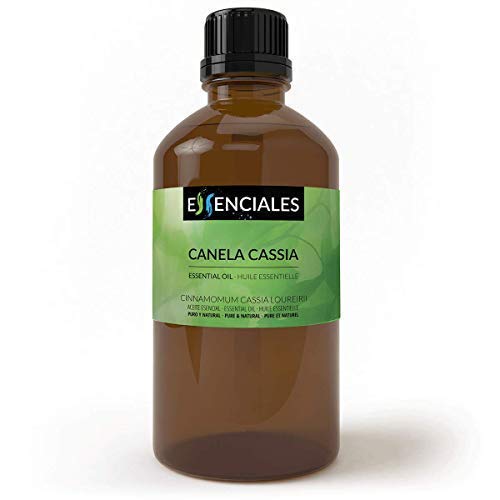 Essenciales - Aceite Esencial de Canela Cassia 100% Puro, 100 ml | Aceite Esencial Cinnamomum Cassia