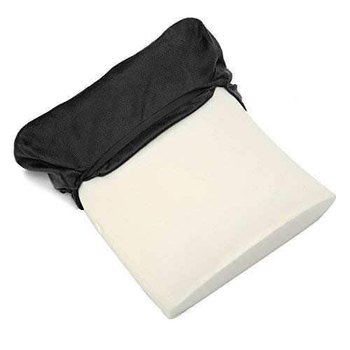 Essort Cojín de Asiento, Respaldo Lumbar y Asiento Cusion en Forma de U con Espuma de Memoria para Respaldo Lumbar, Dolor de Alivio, para Silla de Oficina, sofá, con Funda Lavable, Negro