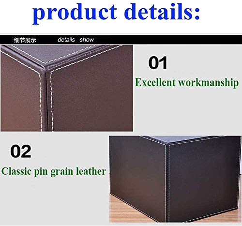 Estilo de la Oficina cajón Organizador de escritorio, Brown Caja de almacenamiento de archivos Organizador, Cuero sostenedor del organizador de documentos, Novedades, Cosmética (Color: Marrón) Soul hi