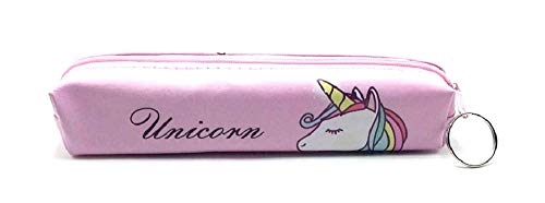 Estuche para lápices - portalápices - marcadores - lápices - bolígrafos - escuela - oficina - bolsa de cosméticos - pastel - color - unicornio - niños - mujer - idea de regalo - kawaii - rosa