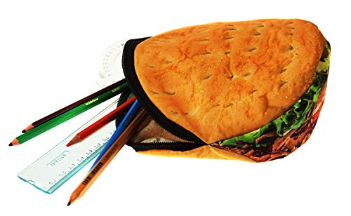 Estuches plumier carpa la tuba pescado multicolor rollo marrón verde negro de kebab [008]