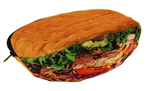 Estuches plumier carpa la tuba pescado multicolor rollo marrón verde negro de kebab [008]