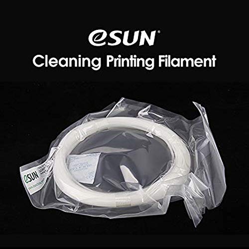 eSUN Filamento Cleaning 1.75mm, Filamento de Limpieza de Impresión 3D, 100g de Carrete Accesorios de Impresión 3D para Impresora 3D, Natural