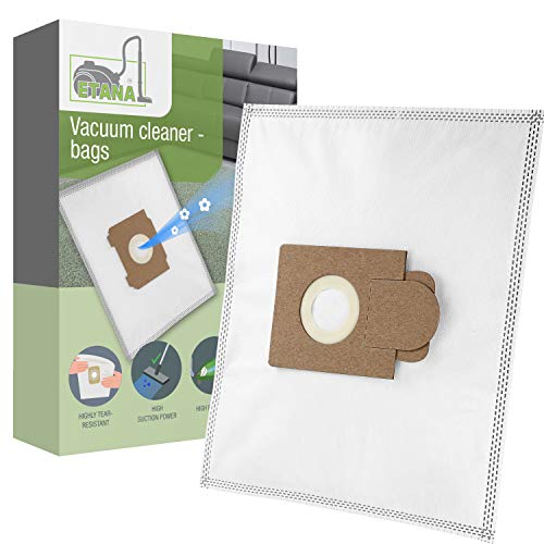 Etana Bolsa para aspiradora Compatible con Aldi Eio 110 Microfiltplus - 10 Unidades de Bolsa de Polvo