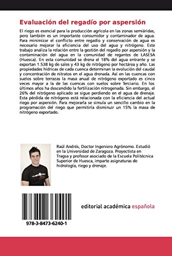 Evaluación del regadío por aspersión: El caso de la comunidad de regantes de Lastanosa, Sena y Sariñena (LASESA, Monegros, Huesca)