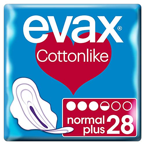 Evax Cottonlike Normal Plus Compresas Con Alas - 28 Unidades