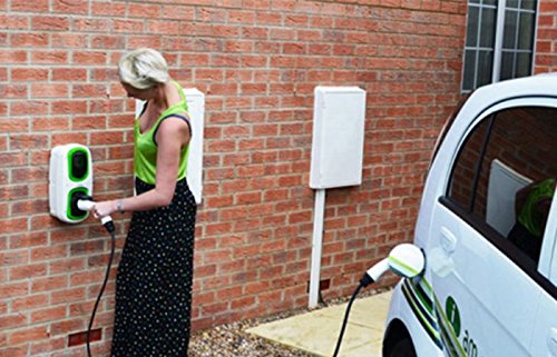 EV/Cable de Carga para vehículos eléctricos | Tipo 1 a Tipo 2 | 32 amperios (7.2kW) | 5 Metros | Estuche de Transporte Gratuito |