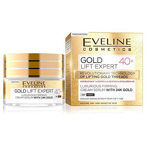 Eve Line Cosmetics Oro Lift Expert Antiarrugas Stark straffende Crema Día & Noche 40 + con oro de 24 quilates 50 ml