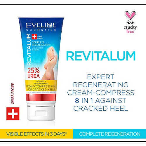 Eveline Revitalum Foot Cream Regenerating 8 In 1 Urea 25% 100ml