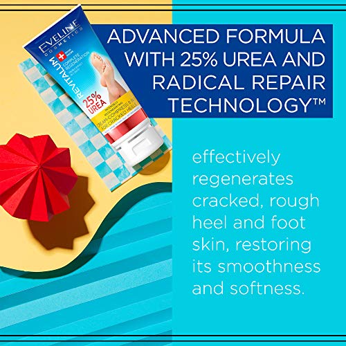 Eveline Revitalum Foot Cream Regenerating 8 In 1 Urea 25% 100ml