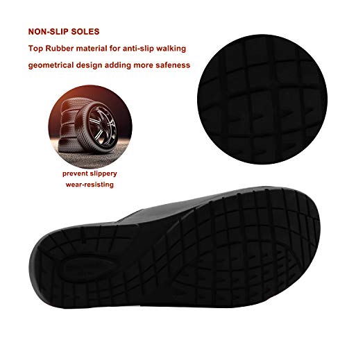 Everhealth Sandalias de Mujer con Soporte de Arco para Fascitis Plantar, Aliviar el Dolor de Pies Planos, Sandalias Ortopédicas con Hebilla