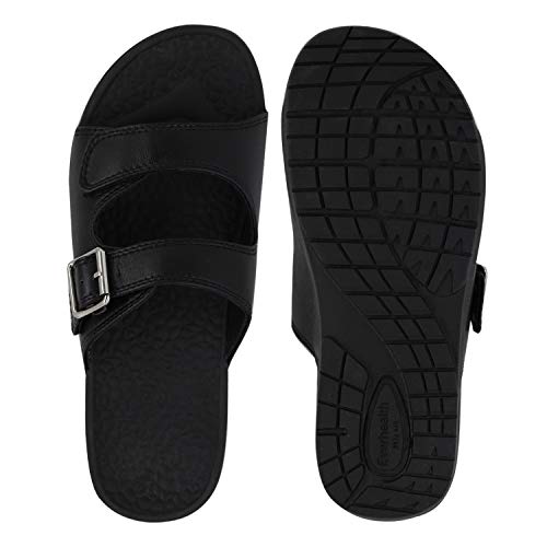 Everhealth Sandalias de Mujer con Soporte de Arco para Fascitis Plantar, Aliviar el Dolor de Pies Planos, Sandalias Ortopédicas con Hebilla