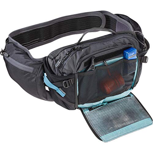 EVOC Sports GmbH Hip Pack Pro 3l + 1, 5l Bladder Riñonera, Unisex Adulto, Azufre Amarillo/Gris Carbono, Talla única