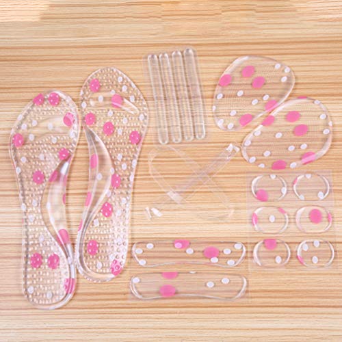 EXCEART 6 Piezas Empuñaduras Del Talón Forros Cojines Gel Arco Soporte Plantillas Del Talón Almohadillas Del Pie Almohadillas Insertos de Zapatos Almohadilla para Fascitis Plantar