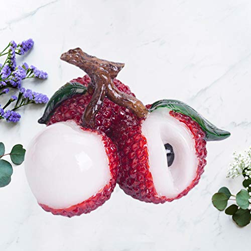 Exceart Accesorios para Bandeja de Té para Mascotas de Té Cambio de Color Lichi Kungfu Bandeja de Té Adorno Decoración de Fruta Linda Regalo para Amantes Del Té Oficina en El Hogar