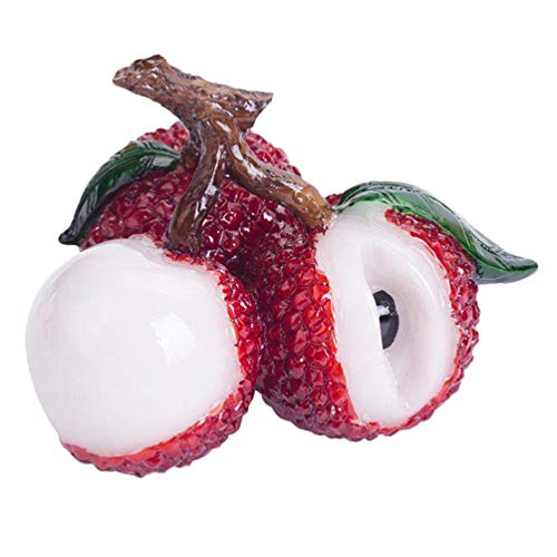 Exceart Accesorios para Bandeja de Té para Mascotas de Té Cambio de Color Lichi Kungfu Bandeja de Té Adorno Decoración de Fruta Linda Regalo para Amantes Del Té Oficina en El Hogar