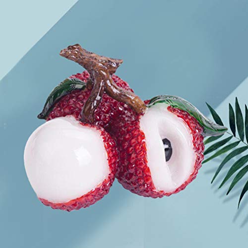 Exceart Accesorios para Bandeja de Té para Mascotas de Té Cambio de Color Lichi Kungfu Bandeja de Té Adorno Decoración de Fruta Linda Regalo para Amantes Del Té Oficina en El Hogar