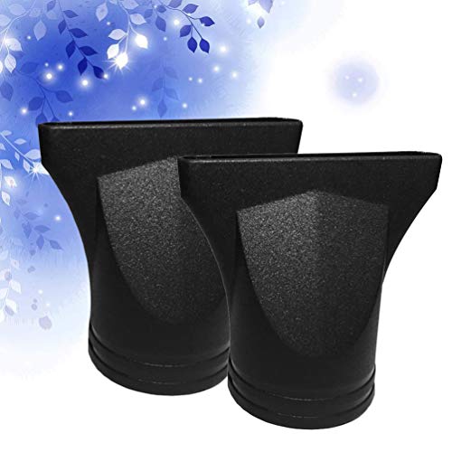 EXCEART Boquilla Secador de Pelo Profesional Universal Reutilizable Secador de Pelo Difusor Herramienta de Peluquería para Salón de Casa 2 Piezas (Negro)