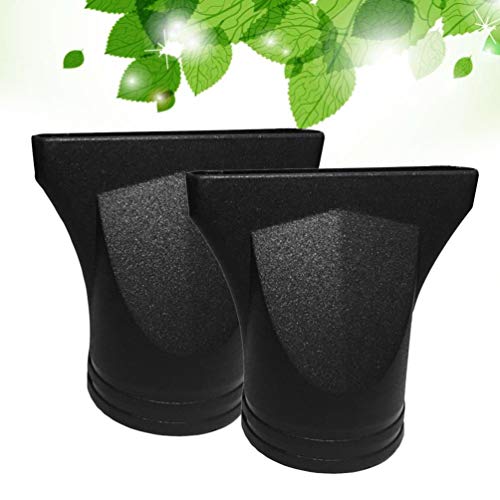 EXCEART Boquilla Secador de Pelo Profesional Universal Reutilizable Secador de Pelo Difusor Herramienta de Peluquería para Salón de Casa 2 Piezas (Negro)