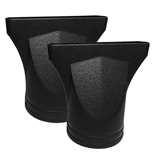 EXCEART Boquilla Secador de Pelo Profesional Universal Reutilizable Secador de Pelo Difusor Herramienta de Peluquería para Salón de Casa 2 Piezas (Negro)