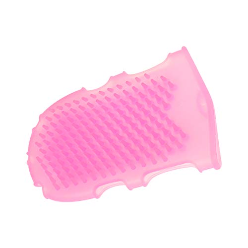 EXCEART Guante de Baño Exfoliante Guante de Ducha Cepillo de Ducha de Silicona para Limpieza de La Piel Exfoliante Spa Corporal Masajeador de Celulitis