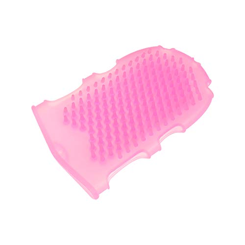 EXCEART Guante de Baño Exfoliante Guante de Ducha Cepillo de Ducha de Silicona para Limpieza de La Piel Exfoliante Spa Corporal Masajeador de Celulitis