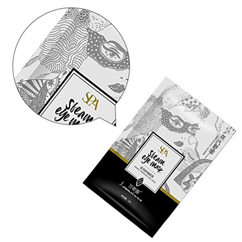 EXCEART Máscara de Ojos de Vapor de 5 Piezas Máscara de Ojos Calentada sin Perfume de Ojeras para Viajes de Sueño O en El Trabajo