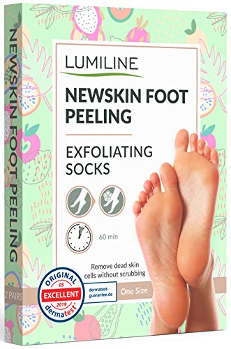 Exfoliante pies quita callos pies calcetines exfoliantes de pies mascarilla pies peeling babyfoot baby foot elimina callos, 2 pares