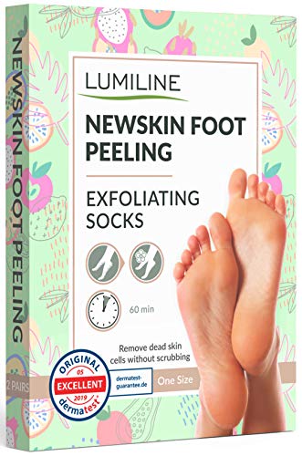 Exfoliante pies quita callos pies calcetines exfoliantes de pies mascarilla pies peeling babyfoot baby foot elimina callos, 2 pares