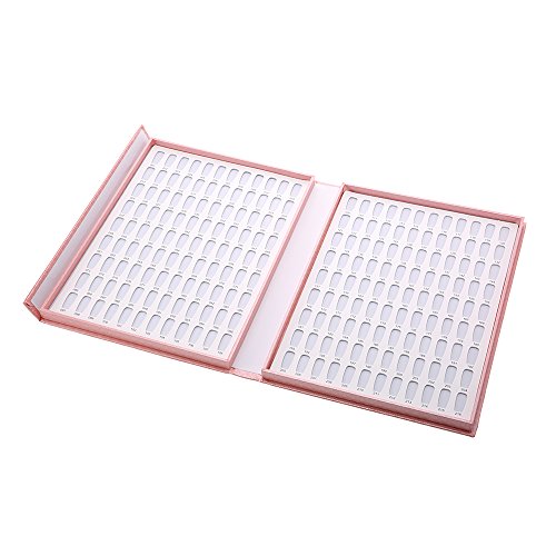 Expositor Profesionales uñas para Muestra Color de Esmalte Gel de Uñas 216 Colores rosa d'Anself