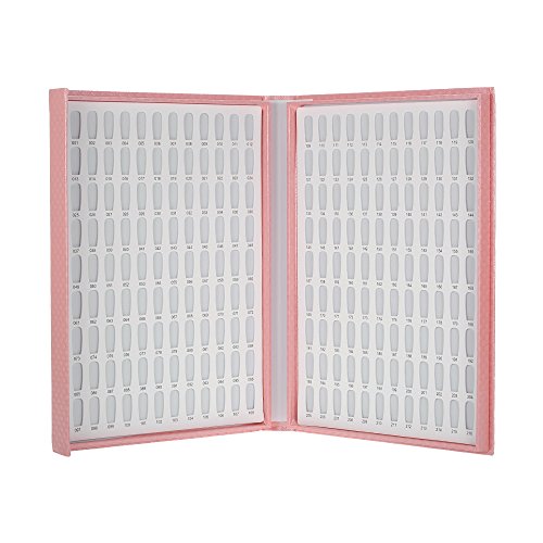 Expositor Profesionales uñas para Muestra Color de Esmalte Gel de Uñas 216 Colores rosa d'Anself