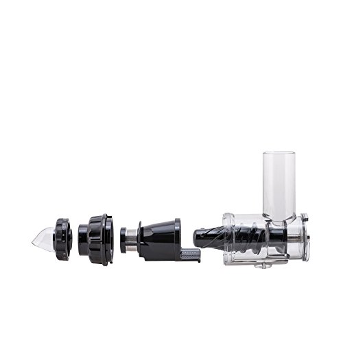 Extractor de zumos BioChef Axis Compact Cold Press Juicer – Licuadora en frío con Regulador de pulpa y BPA Free. 3 Años de Garantía. (Plata)
